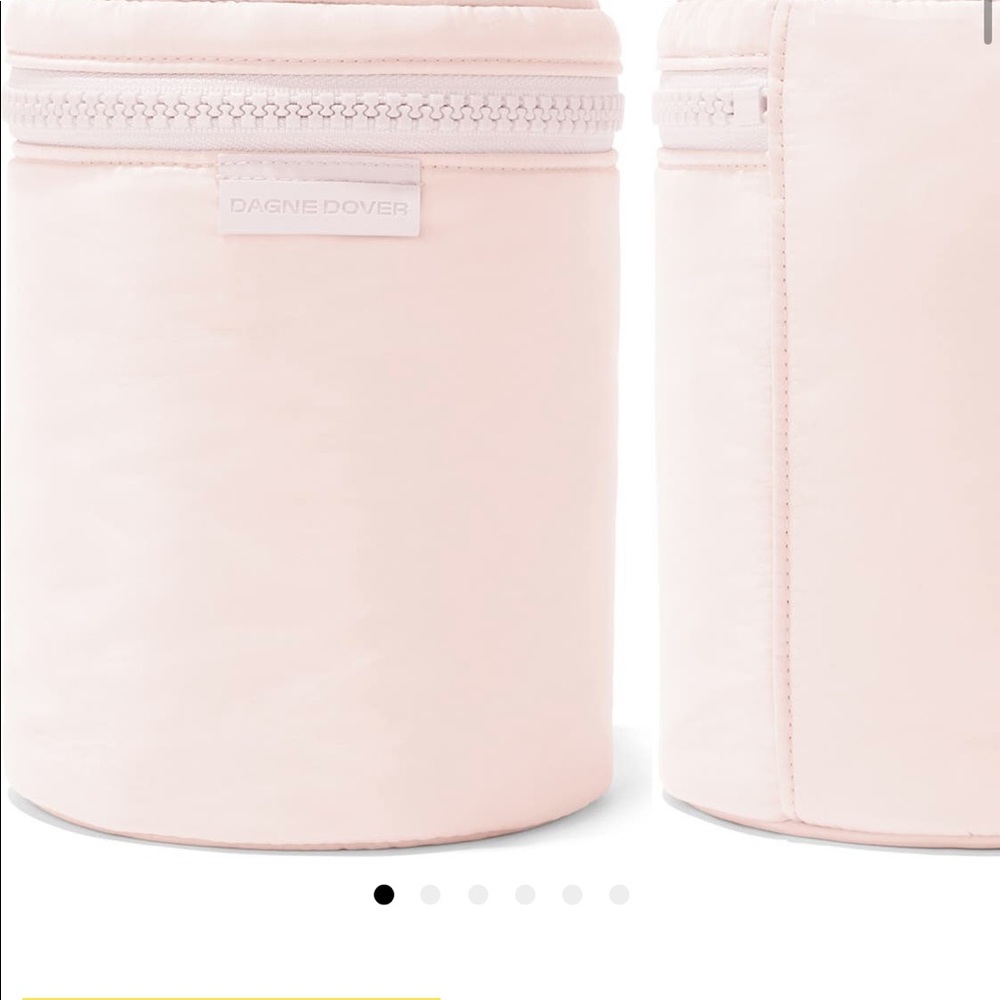 Dagne Dover Mila Large Travel Toiletry Organizer in Rose Quartz